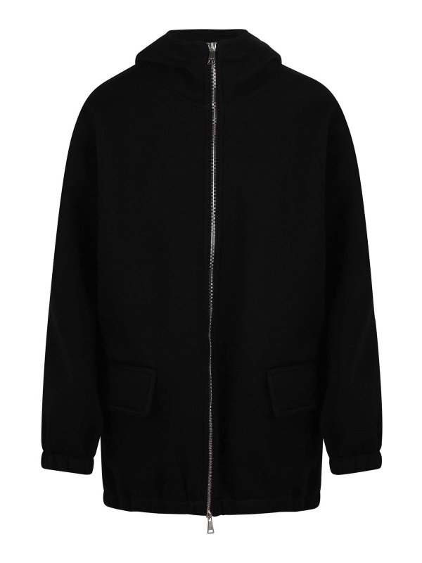 PLAN C: long coats - Long Hooded Jacket
