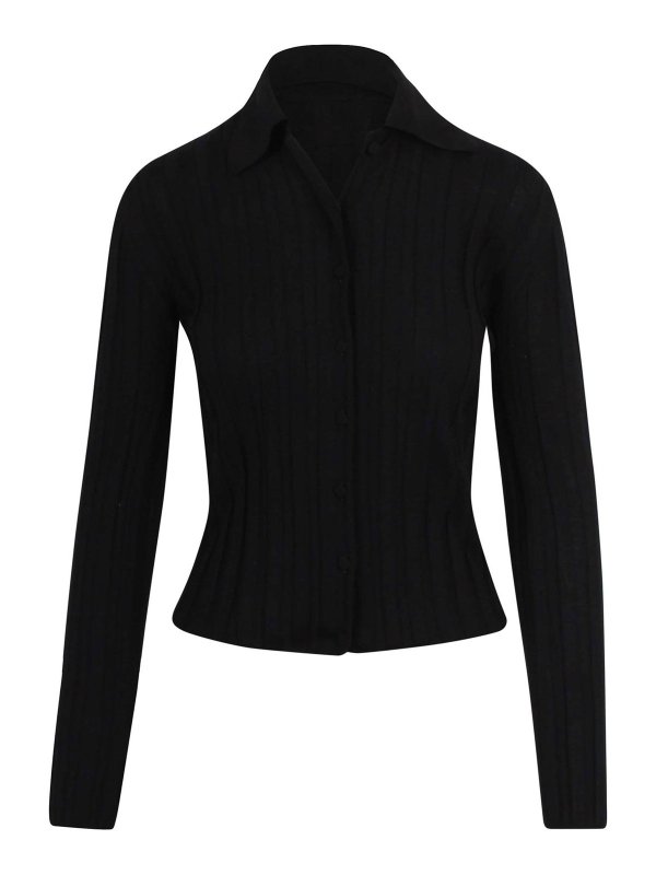PLAN C: Cardigans - Cardigan - Noir