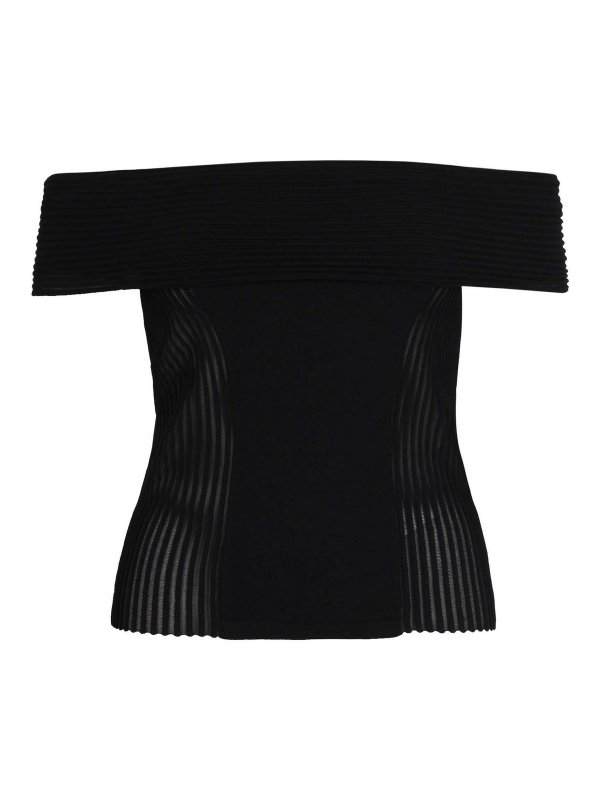 ROTATE Birger Christensen: Tops y camisetas sin mangas - Top - Negro