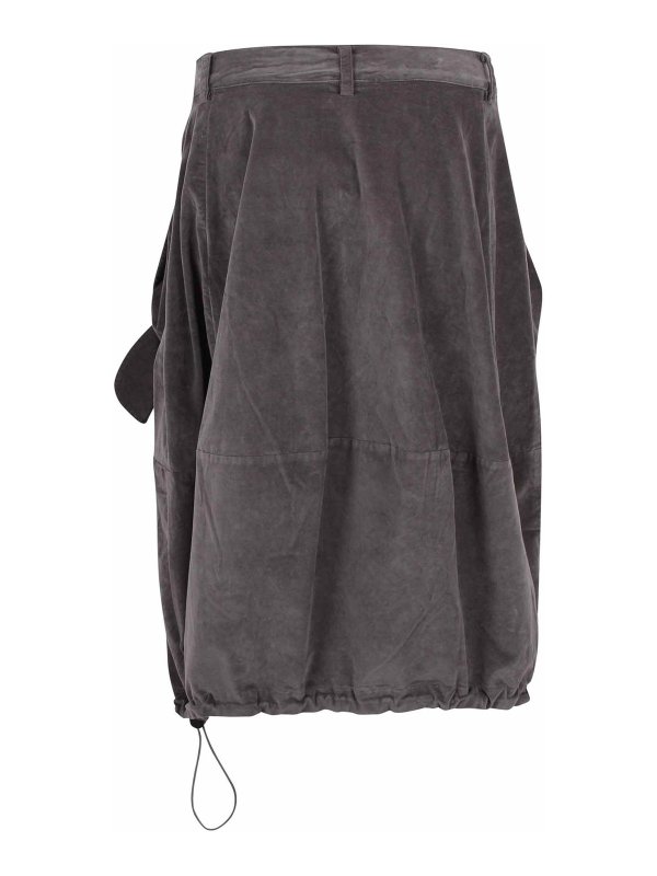 RUNDHOLZ: Faldas media pierna y semilargas online - Falda Semilarga - Gris
