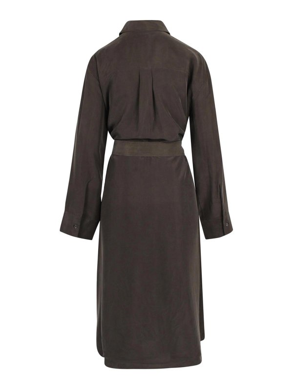 SOEUR: abiti al ginocchio online - Vestito  Camisier Con Cintura Flora