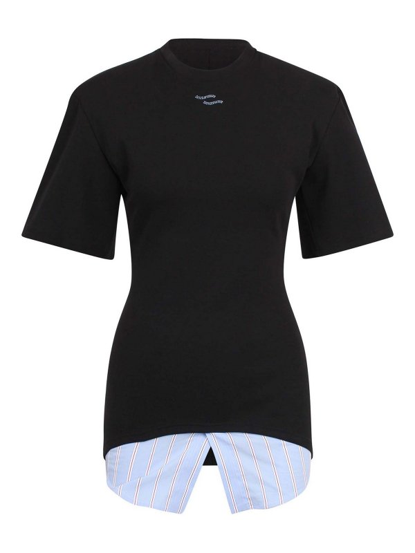 SSHEENA: Tシャツ - Tシャツ - 黒