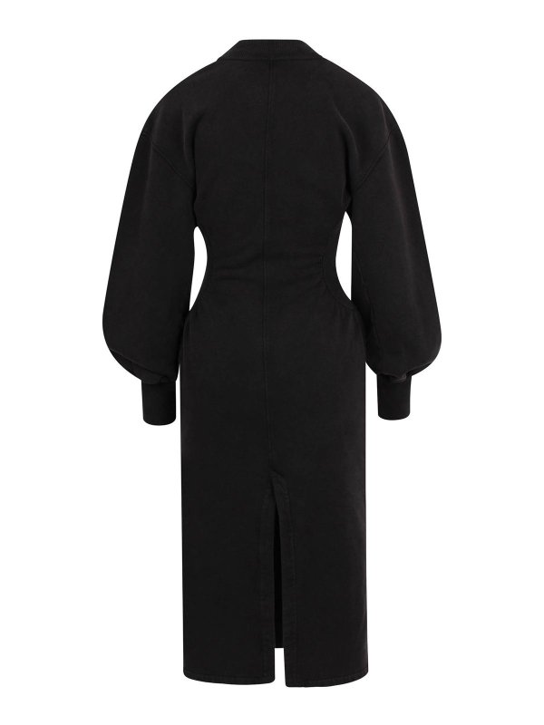 The Attico: Robe longueur genou online - Robe Au Genou - Noir