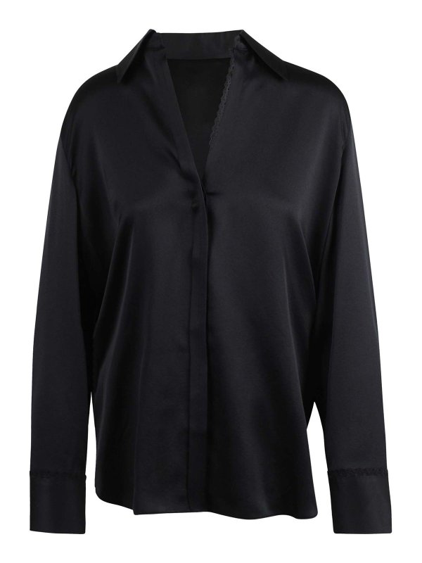 VINCE: Hemden - Hemd - Schwarz