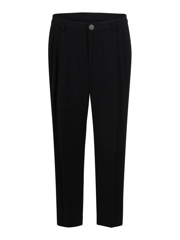 VINCE: casual trousers - Eze Ribbed Maxi Dress