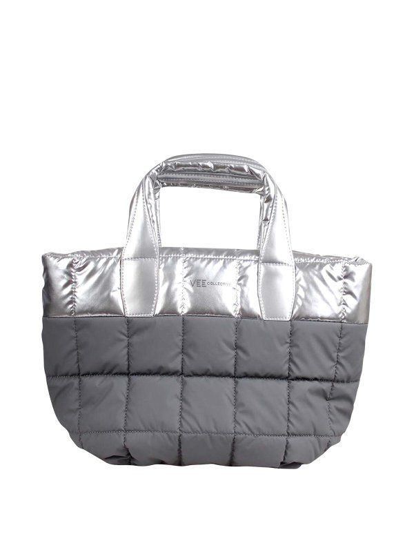VEECOLLECTIVE: Bolsos Shopping - Bolso Shopping - Plata