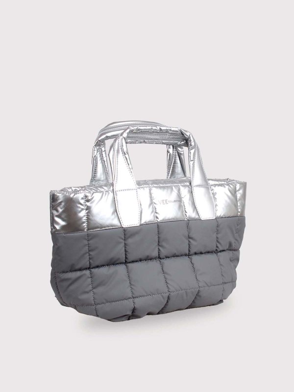 The Best Shops VEECOLLECTIVE: Bolsos Shopping - Bolso Shopping - Plata