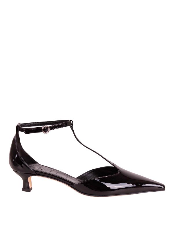 AEYDE: court shoes - Pony Hair Pumps