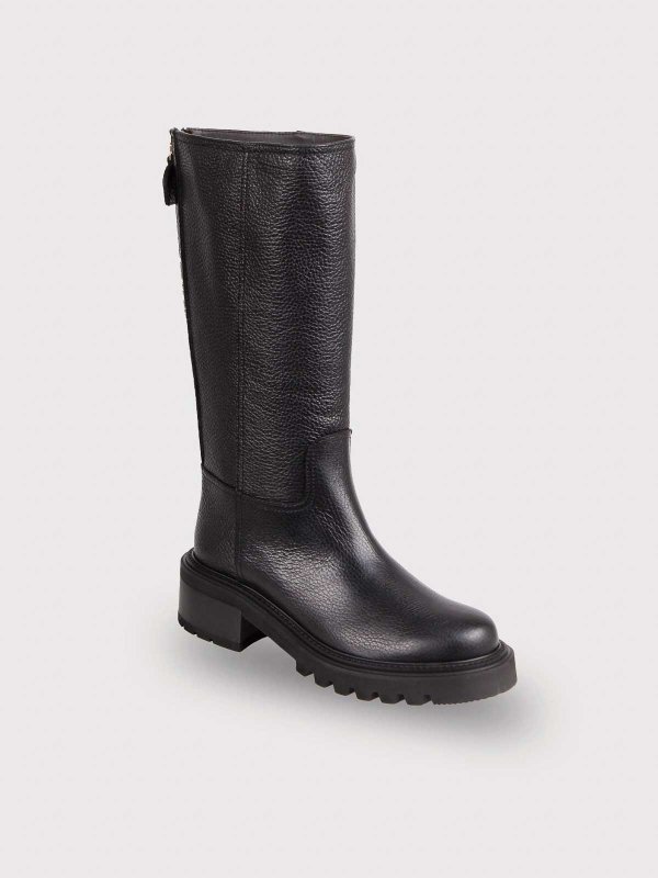 VIA ROMA 15: boots online - Calf-High Boots With Back Zip