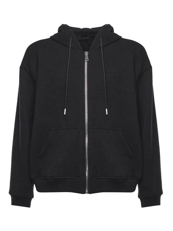 GIULIANO GALIANO: Sweatshirts & Sweaters - Black sweatshirt