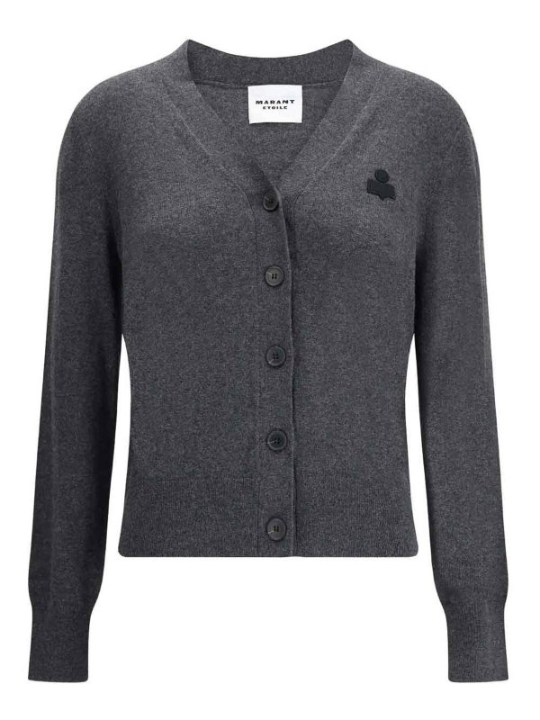 ISABEL MARANT: Cardigans - Cardigan - Grau