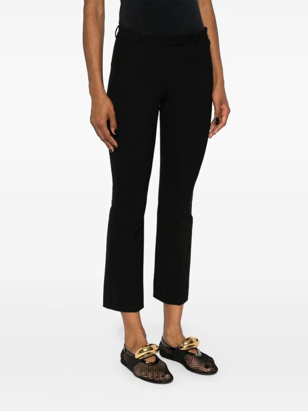 The Best Shops S MAX MARA: カジュアルトラウザー - カジュアルパンツ - 黒