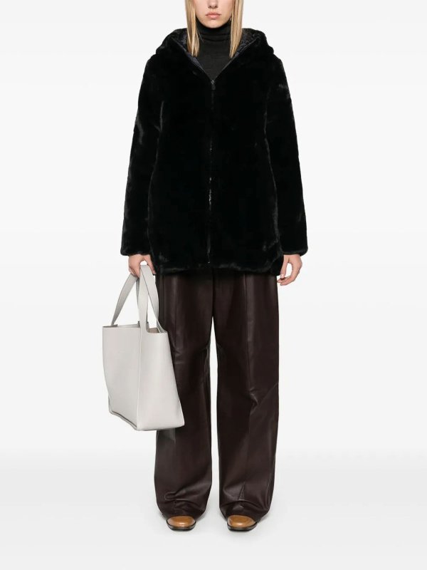 膝丈コート - 黒 shop online: Save The Duck