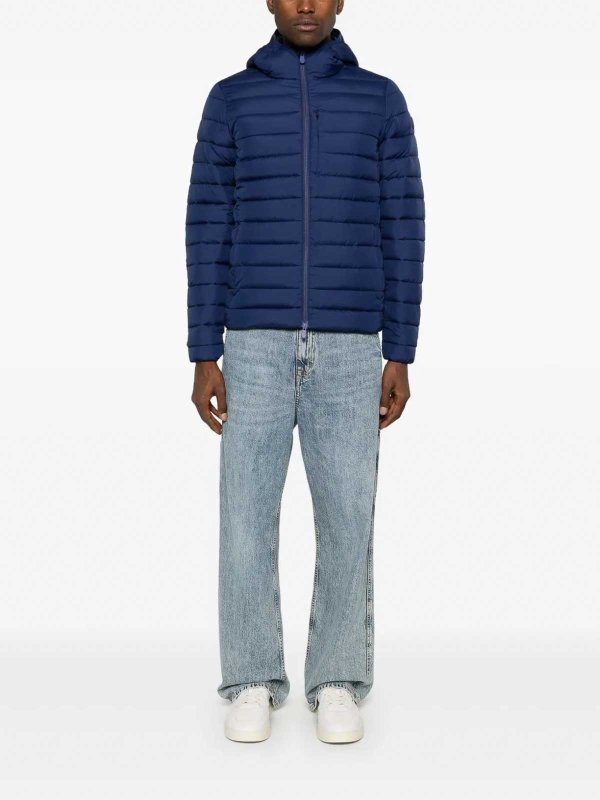 Save The Duck: casual jackets online - Juncus Hooded Jacket Eclipse Blue