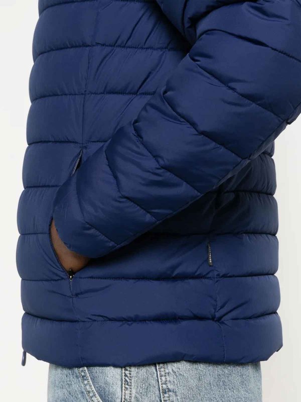 Juncus Hooded Jacket Eclipse Blue shop online: Save The Duck