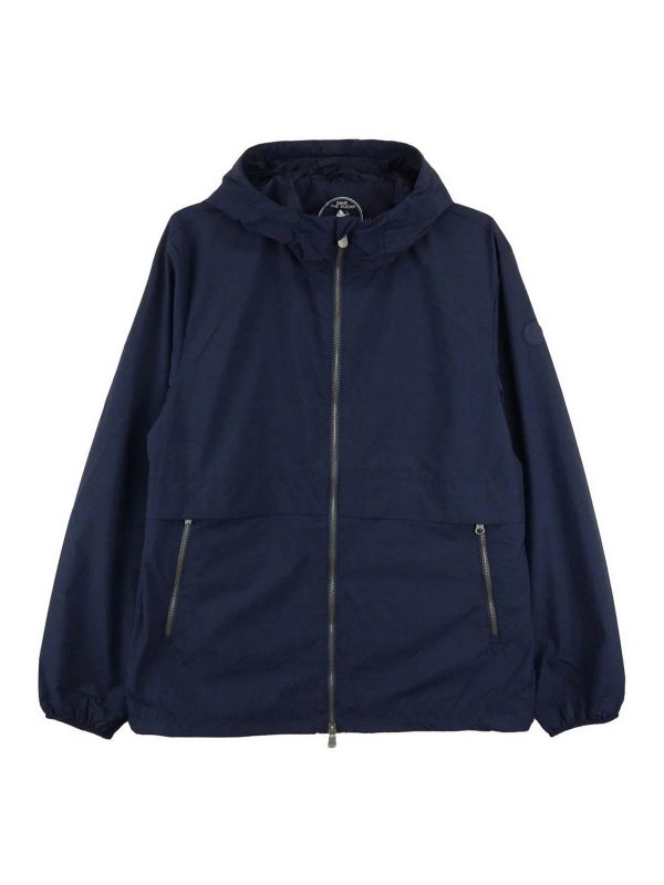 Save The Duck: Felpe e maglie online - Felpa Con Cappuccio Luiz Con Zip Blu Navy