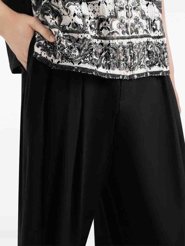 Pants Nero shop online: DOLCE & GABBANA