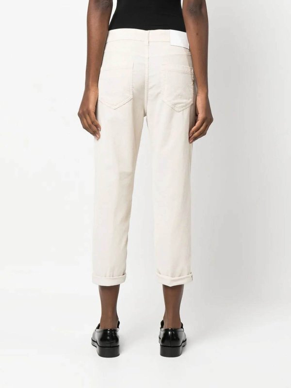 The Best Shops DONDUP: Casual Hosen - Casual Hose - Creme