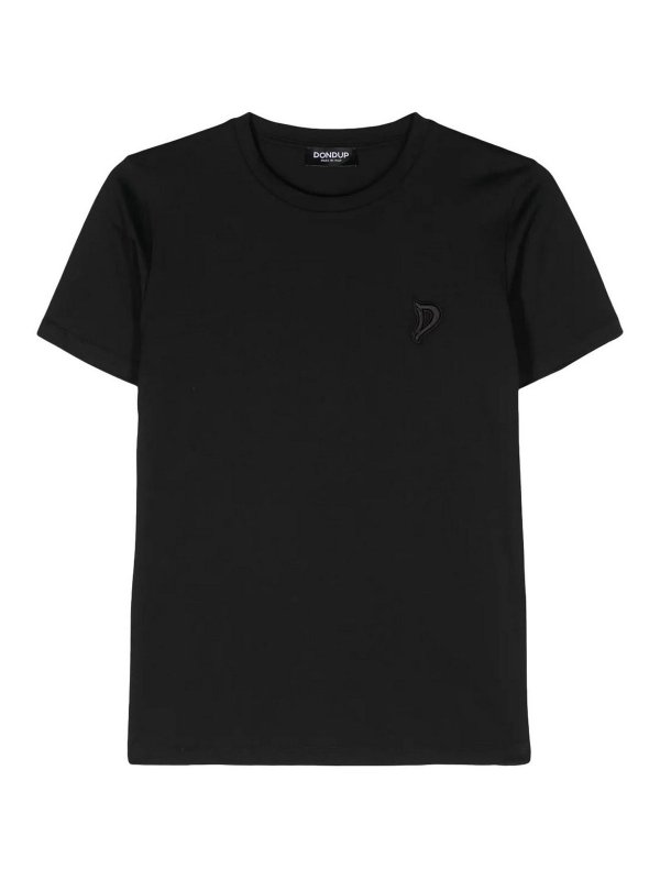 DONDUP: T-shirts - T-Shirt - Schwarz