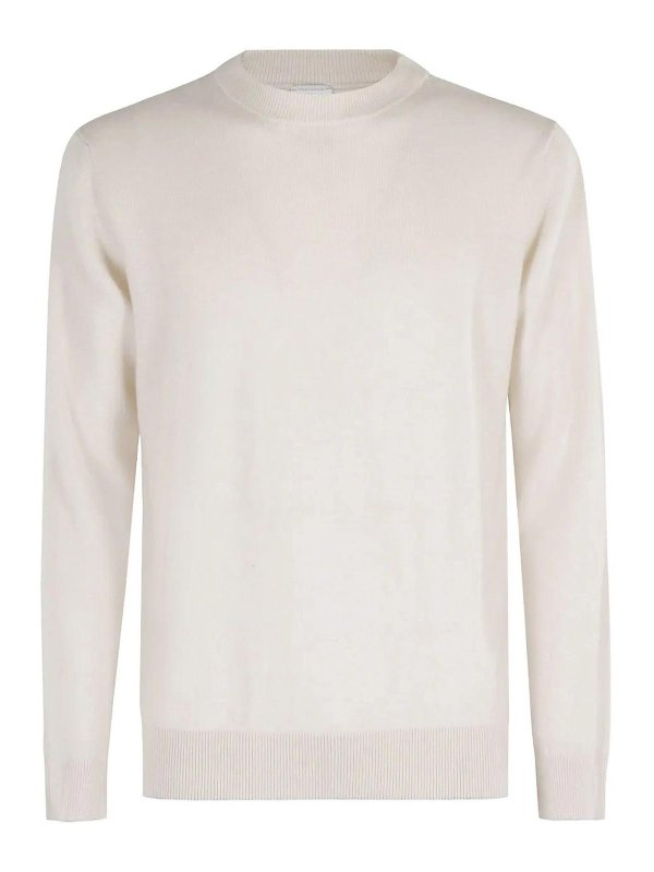ELEVENTY: Pull col rond - Pull Col Rond - Beige Clair