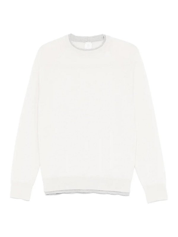 ELEVENTY: Pull col rond - Pull Col Rond - Beige