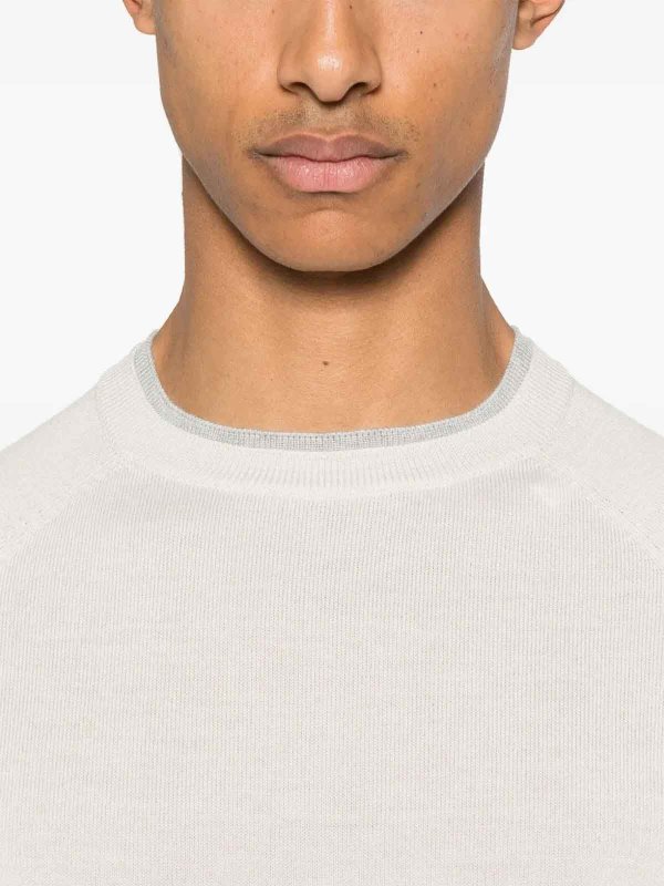 ELEVENTY: Pull col rond online - Pull Col Rond - Beige