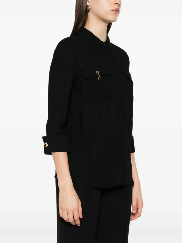 The Best Shops ELISABETTA FRANCHI: shirts - Black shirt