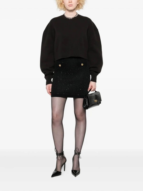 ELISABETTA FRANCHI: ニーレングススカート＆ミディ丈 online - 膝丈/ミディスカート - 黒