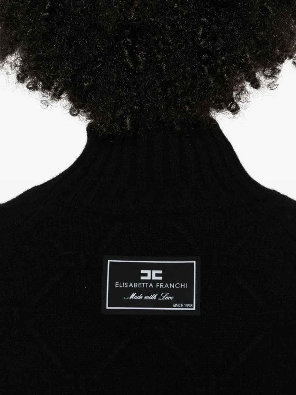 The Best Shops ELISABETTA FRANCHI: クルーネック - クルーネック - 黒