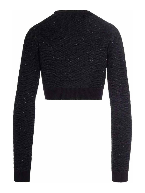 ELISABETTA FRANCHI: クルーネック online - クルーネック - 黒