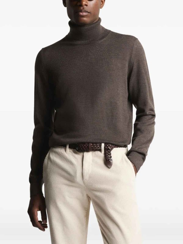 タートルネック/ポロネック - ブラウン shop online: FAY