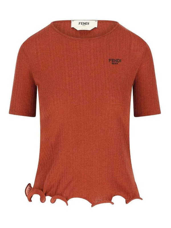 FENDI: Tops & Tank tops - Top  Roma Rib