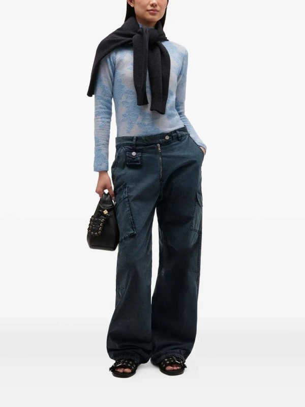 GANNI: カジュアルトラウザー online - カジュアルパンツ - ライトブルー