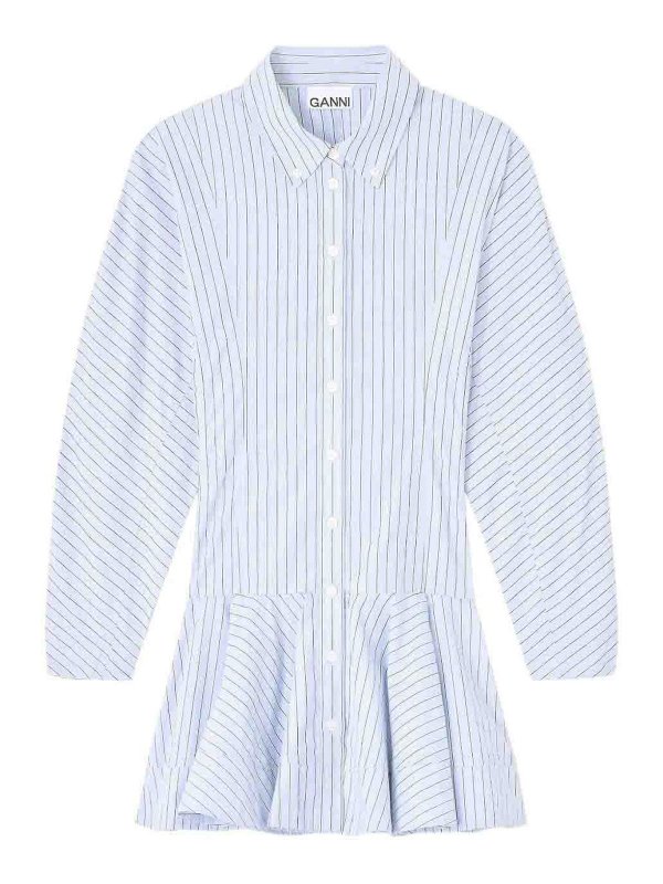 GANNI: ショートドレス - ショートドレス - ライトパープル