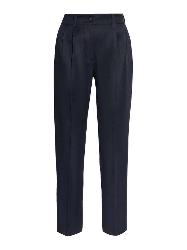 GOLDEN GOOSE: casual trousers - Golden Ws Pant Dark Blue