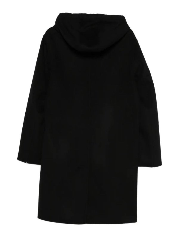 The Best Shops LARDINI: Knielange Mäntel - Knielanger Mantel - Schwarz