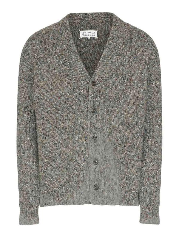 Maison Margiela: cardigans - Cardigan Grey