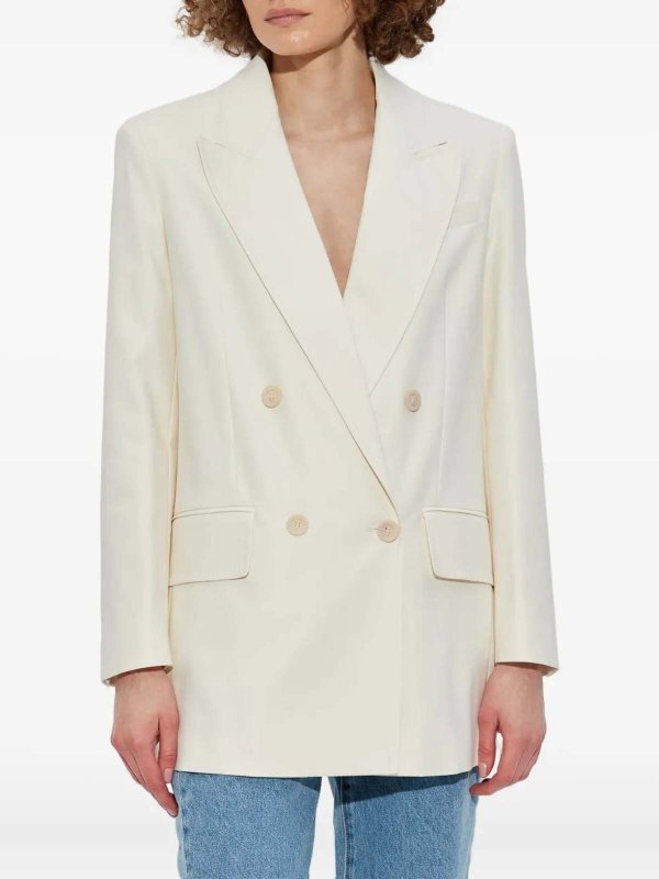 Max Mara: casual jackets online - Suez Jacket White