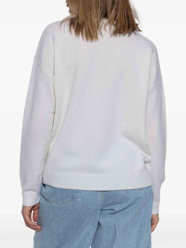 Rundhalspullover - Weiß shop online: Max Mara