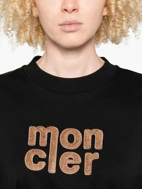 T-Shirt - Schwarz shop online: MONCLER