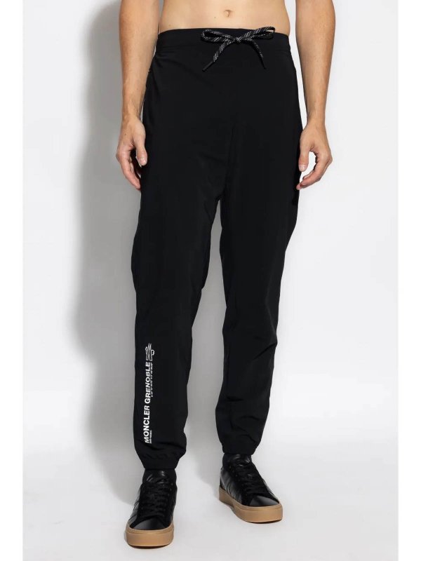 The Best Shops MONCLER: スウェットパンツ - トラックスーツ ボトムス - 黒