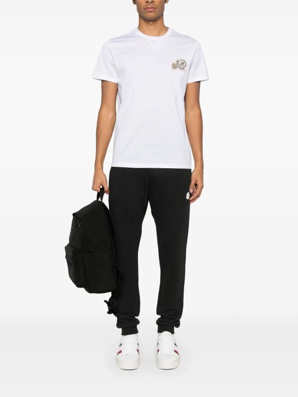 The Best Shops MONCLER: T-shirts - T-Shirt - Weiß