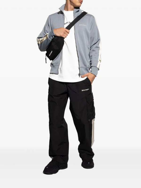 Palm Angels: giacche casual online - Giacca sportiva M Classic Logo Grigio