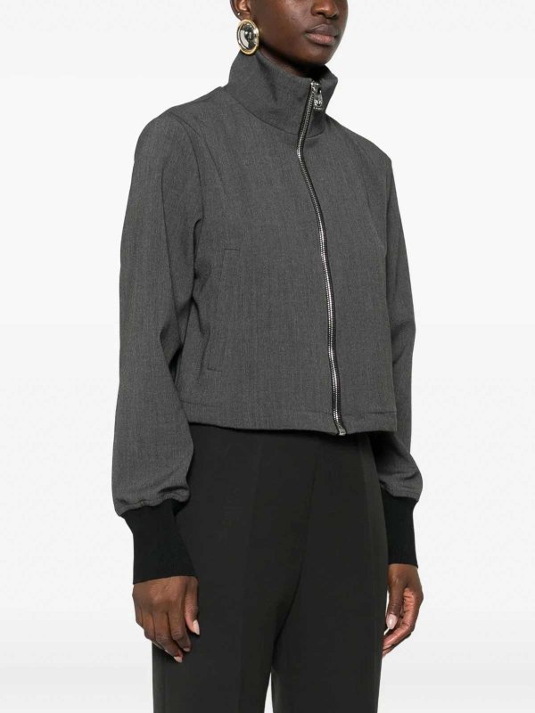 Chaqueta Bomber - Gris shop online: Pinko