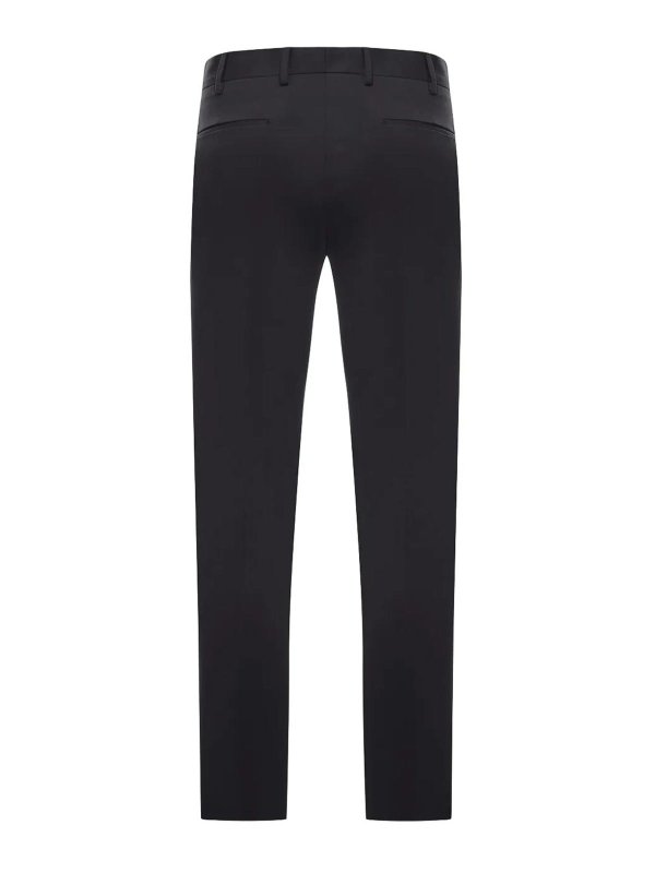 PT TORINO: Pantalons casual online - Pantalons Décontractés - Noir