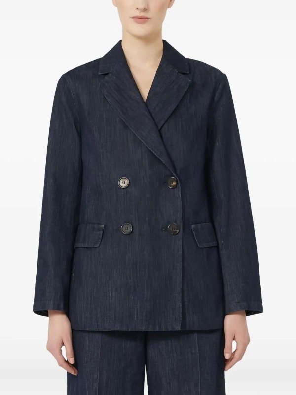 The Best Shops S MAX MARA: Casualjacken - Casualjacke - Blau