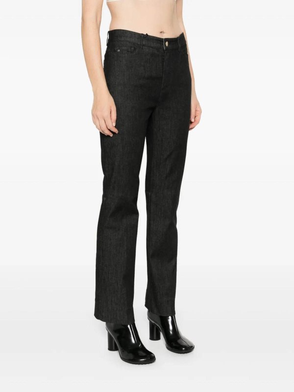 The Best Shops S MAX MARA: ストレートジーンズ - ストレートジーンズ - ミディアムウォッシュ