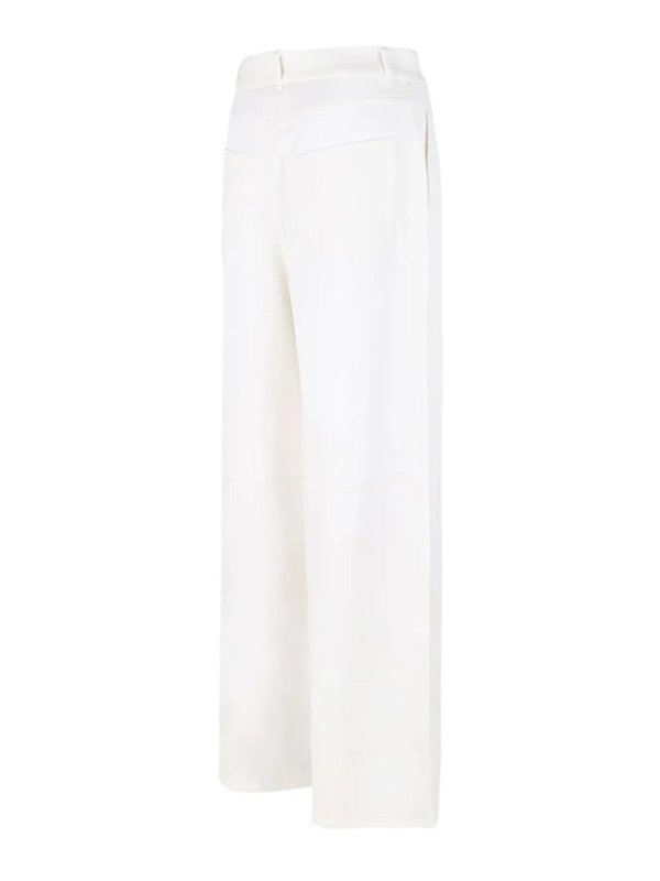 The Best Shops S MAX MARA: カジュアルトラウザー - カジュアルパンツ - 白