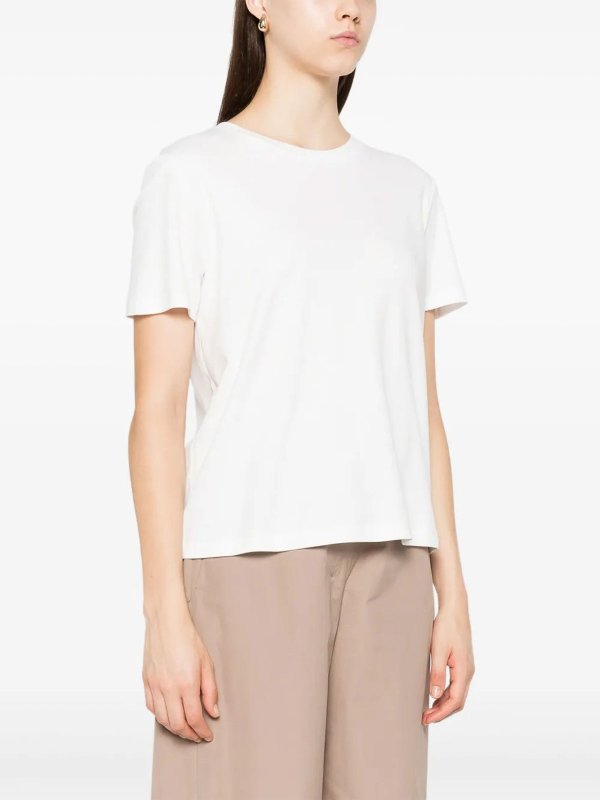 The Best Shops S MAX MARA: T-shirts - T-Shirt - Weiß