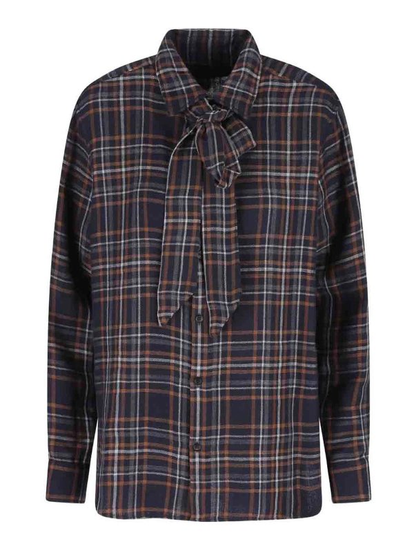 SAINT LAURENT: shirts - Bow Relaxed Shirt